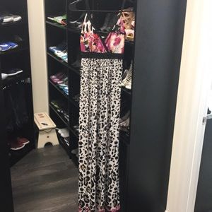 Animal print maxi
